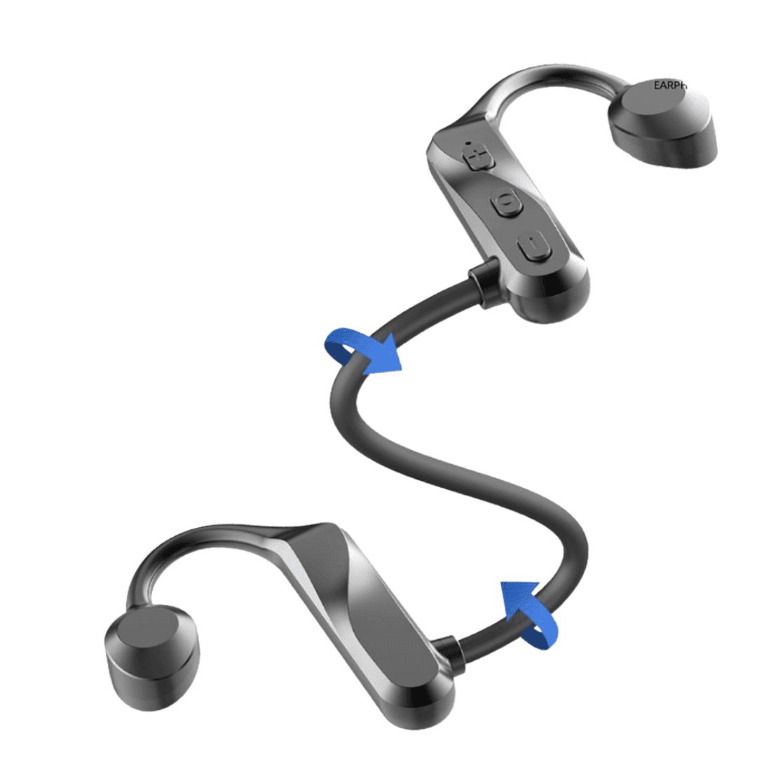 Fone Sem Fio de Condução Óssea - Auren Pulse - Compre 1, leve 4 [Compre um fone, ganhe o outro fone, um Smartwatch e uma Braçadeira Para Celular]