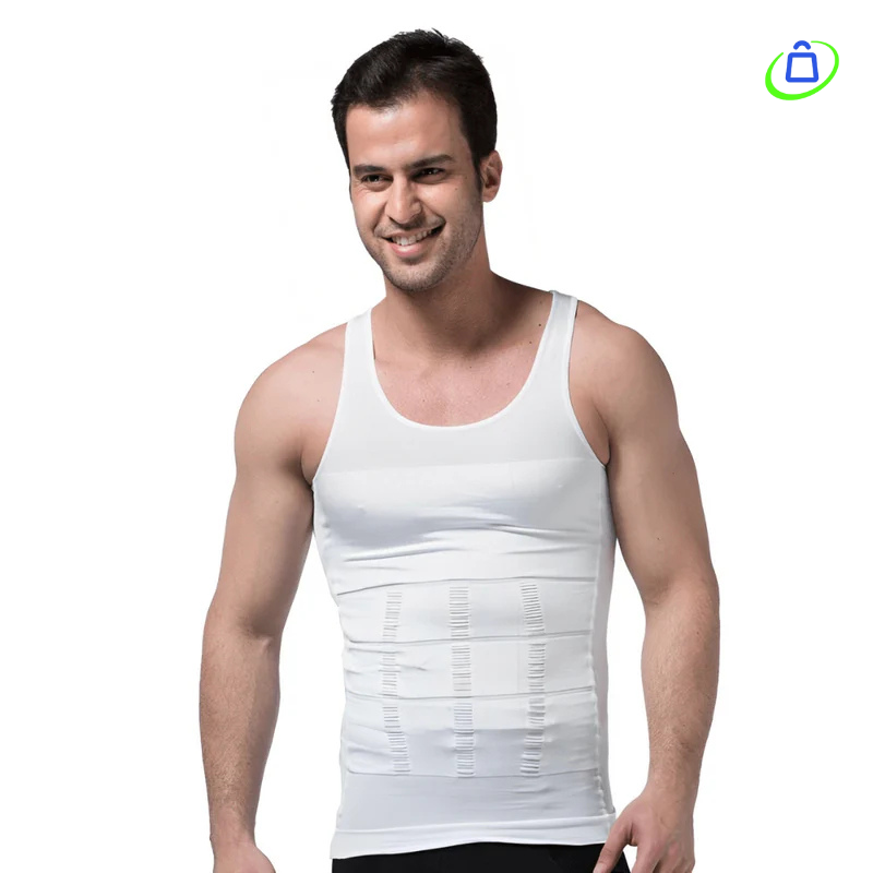 Camisa Masculina de Compressão Ultrafina PosturePro® + BRINDE EXCLUSIVO