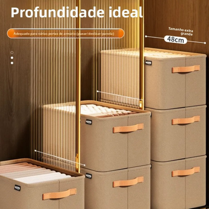 Organizador de Roupas Dobrável - COMPRE 1 LEVE 3 - SOMENTE HOJE (ESQUENTA BLACK FRIDAY 🔥)