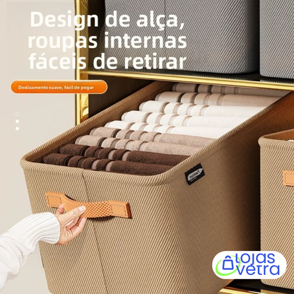 Organizador de Roupas Dobrável - COMPRE 1 LEVE 3 - SOMENTE HOJE (ESQUENTA BLACK FRIDAY 🔥)