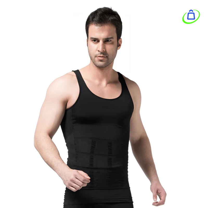 Camisa Masculina de Compressão Ultrafina PosturePro® + BRINDE EXCLUSIVO