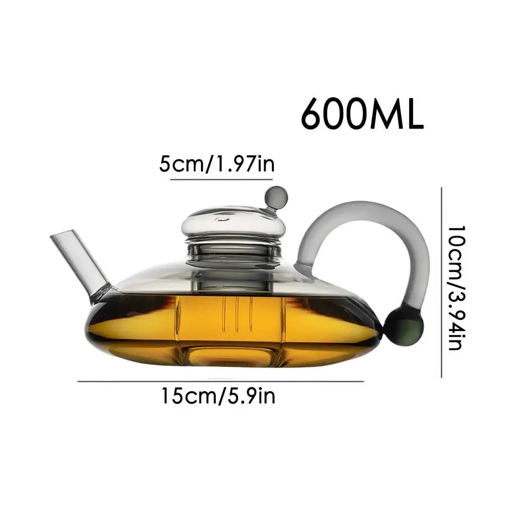Chaleira de Vidro Multifuncional