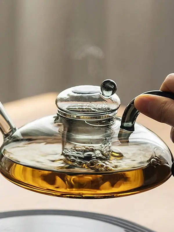 Chaleira de Vidro Multifuncional