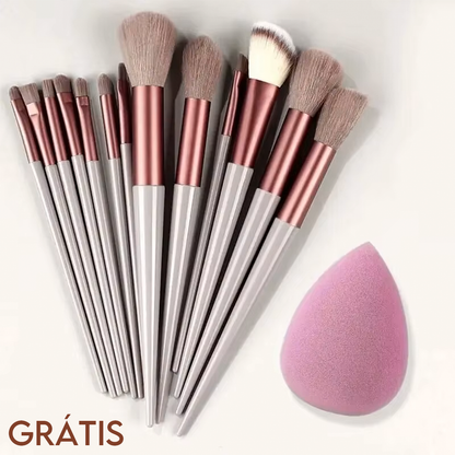 MakeClean™ Limpador de Pincel de Maquiagem 3 em 1 [Brinde Kit Completo de Pinceis]