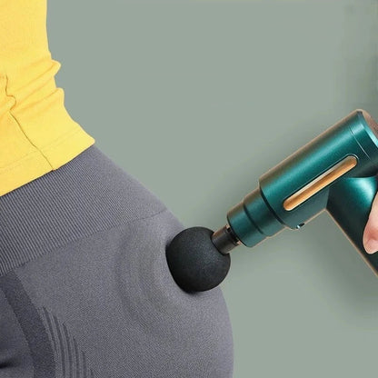 Pistola de Massagem Elétrica com 4 Cabeças