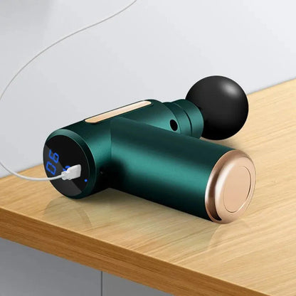 Pistola de Massagem Elétrica com 4 Cabeças